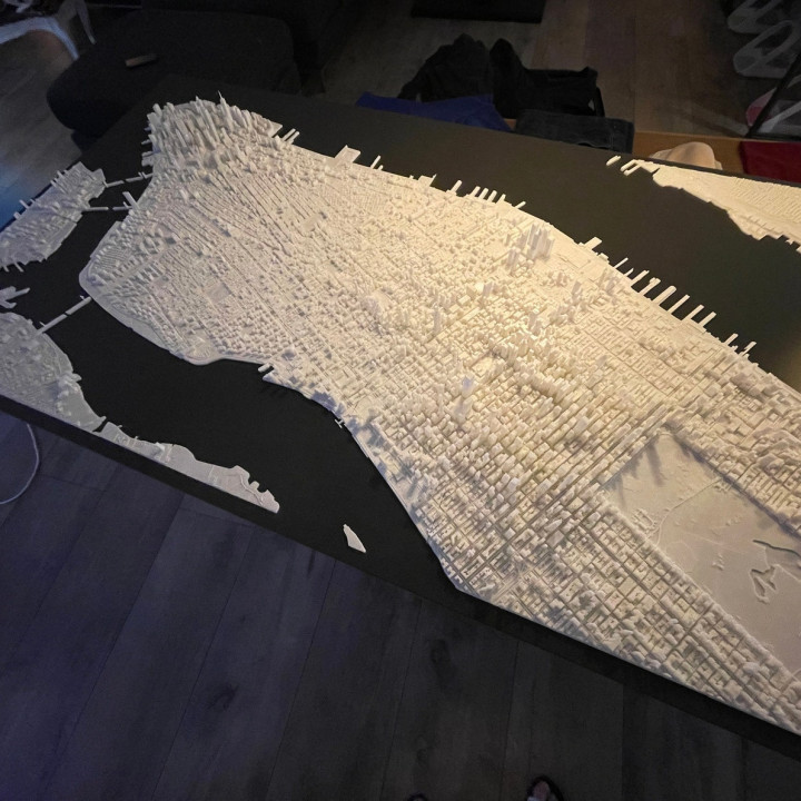 $20.003D Manhattan | Digital Files | 3D STL File | NYC 3D Map | 3D City Art | 3D Printed Landmark | Model of New York City Skyline | 3D Art