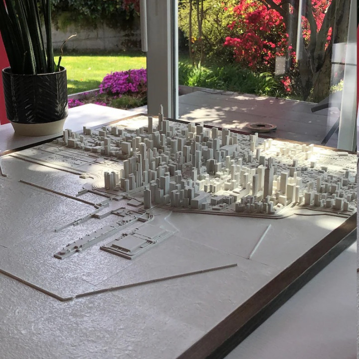 $17.003D Chicago | Digital Files | 3D STL File | Chicago 3D Map | 3D City Art | 3D Printed Landmark | Model of Chicago Skyline | 3D Art