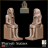 Egyptian Pharoah Statue 2 versions -  Heart of the Sphinx image