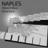 3D Naples | Digital Files | 3D STL File | Naples 3D Map | 3D City Art | 3D Printed Landmark | Model of Naples Skyline | 3D Art image