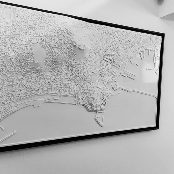 $17.003D Naples | Digital Files | 3D STL File | Naples 3D Map | 3D City Art | 3D Printed Landmark | Model of Naples Skyline | 3D Art
