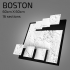 3D Boston | Digital Files | 3D STL File | Boston 3D Map | 3D City Art | 3D Printed Landmark | Model of Boston Skyline | 3D Art image