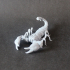 Emperor scorpion for 3D printing - pre supported image