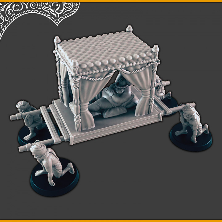 $6.50Desert Noble Lounging and Palanquin + Carriers [Support-free]