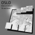 3D Oslo | Digital Files | 3D STL File | Oslo 3D Map | 3D City Art | 3D Printed Landmark | Model of Oslo Skyline | 3D Art image
