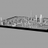 3D Dubai | Digital Files | 3D STL File | Dubai 3D Map | 3D City Art | 3D Printed Landmark | Model of Dubai Skyline | Art image