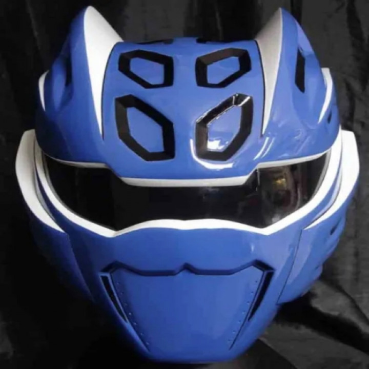 Download Jungle Fury Blue Ranger Mode Helmet von SA2B Shadow