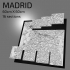 3D Madrid | Digital Files | 3D STL File | Madrid 3D Map | 3D City Art | 3D Printed Landmark | Model of Madrid Skyline | 3D Art image