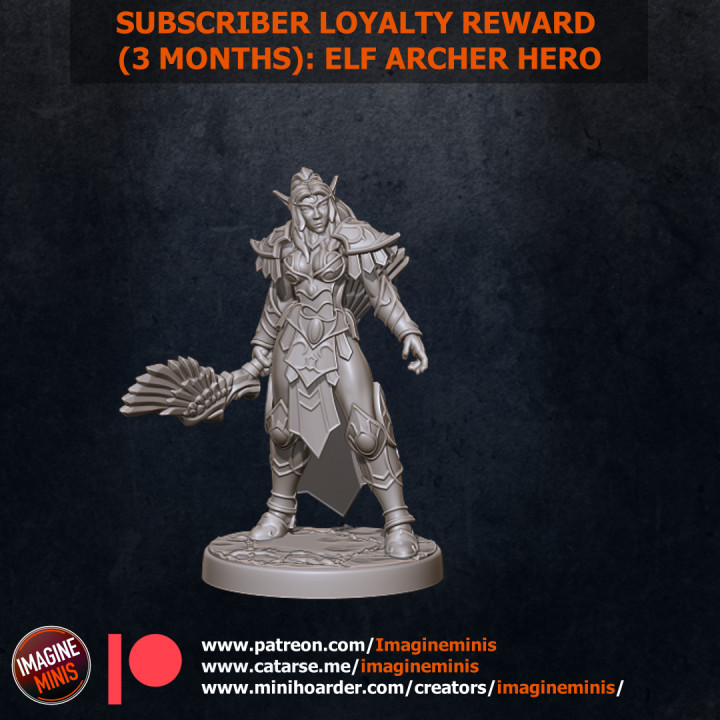 Loyalty Reward 03 Months - Elf Archer Hero