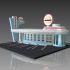 60'S DRIVE-IN DINER DIORAMA FOR HOT WHEELS / DIECASTS 1:64 image
