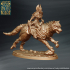 Valkyrie Cavalry (riding Giant Snow-Wolves) - 32mm scale image