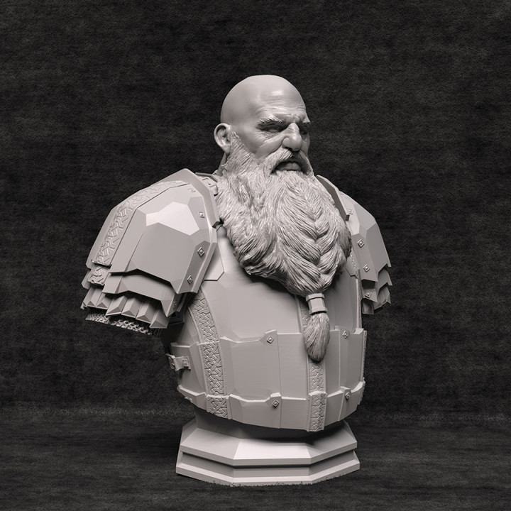 Iron Hill Dwarf Bust - no presupported