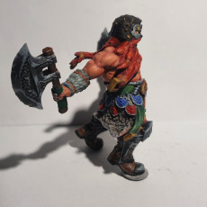 Picture of print of Dwarf Berserkers