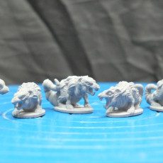 Picture of print of Giant Rats (pre supported)