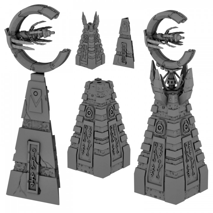 $3.95Sci Fi Necromancers pillar and planetary defence cannon