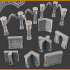 Desert Palace Columns / Archways  / Curtain Walls - OpenLock [Support-free] image