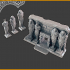 Egyptian Temple Facade / statues [Support-free] image