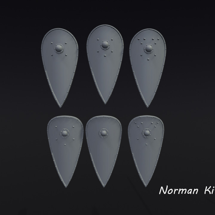 $1.00Norman Kite Shields x6 (Presupported)