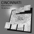 3D Cincinnati | Digital Files | 3D STL File | Cincinnati 3D Map | 3D City Art | 3D Printed Landmark | Model of Cincinnati Skyline | 3D Art image