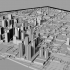 3D Detroit | Digital Files | 3D STL File | Detroit 3D Map | 3D City Art | 3D Printed Landmark | Model of Detroit Skyline | 3D Art image