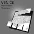 3D Venice | Digital Files | 3D STL File | Venice 3D Map | 3D City Art | 3D Printed Landmark | Model of Venice Skyline | 3D Art image