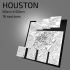3D Houston | Digital Files | 3D STL File | Houston 3D Map | 3D City Art | 3D Printed Landmark | Model of Houston Skyline | 3D Art image