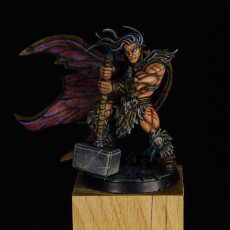 Picture of print of Krommir Stronghammer - Dragonpeak Barbarians Hero