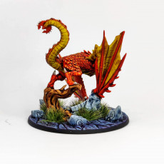 Picture of print of Krommir on Dragonpeak Wyvern (Hero + Beast)