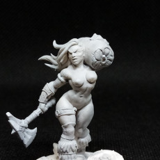 Picture of print of Huntress Lenna - Dragonpeak Barbarians Beauty (Fantasy Pinup)