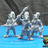Lemur Folk with Warclubs (pre supported) print image