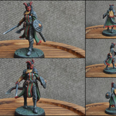 Picture of print of Tiefling knight - Knight December release