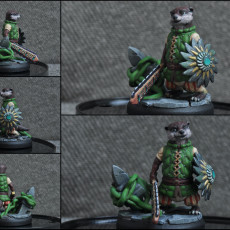 Picture of print of (Pre-supported) Otter Folk Paladin