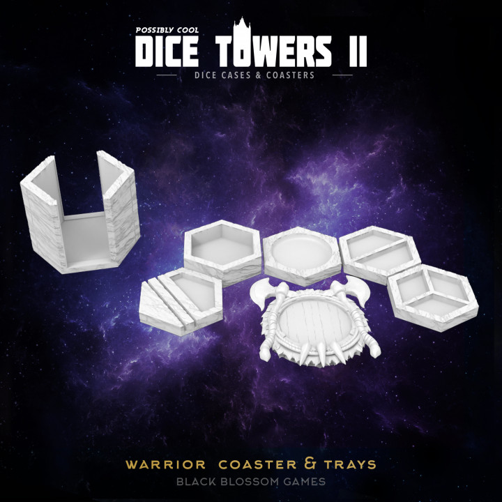 TC01 Fighter Coaster & Trays :: Possibly Cool Dice Tower 2's Cover