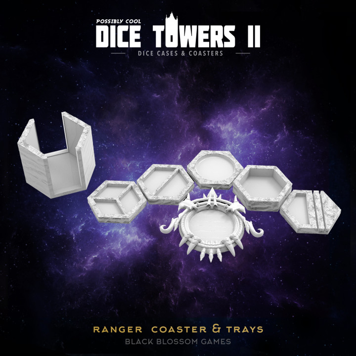 TC03 Ranger Coaster & Trays :: Possibly Cool Dice Tower 2's Cover