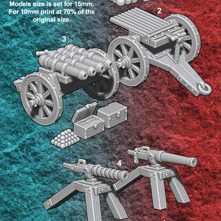 10mm and 15mm Light Artillery - Bundle's Cover