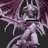 Drow Demonic Harpy Pose 3 - Includes Pinup Variant image