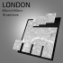 3D London | Digital Files | 3D STL File | London 3D Map | 3D City Art | 3D Printed Landmark | Model of London Skyline | 3D Art image