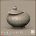 Greek 'ceramic' pot with lid image