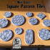 Mini Bases - Square Pattern Tiles image