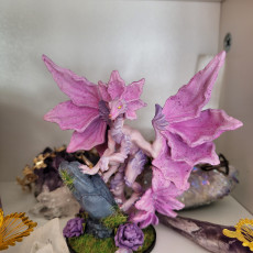 Picture of print of Flower Psudo Dragon - Elemental Familar - PRESUPPORTED - 32mm scale