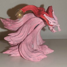 Picture of print of Wind Fox - Elemental Familar - PRESUPPORTED - 32mm scale