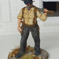 Picture of print of Cowboy Hunter - Wild West Action