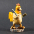 Psychotic Chicken Mascot 32mm print image