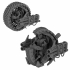 Tomb sentinel hover bike and doom wheel bike with droid riders (Sci Fi Resin Miniatures) image