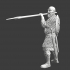 Medieval pagan spearman - Baltic image