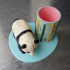 Panda pen holder print image