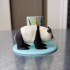 Panda pen holder print image