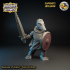 Duckmen Warrior - Man-at-Arms with Sword and Shield - Mallard Fighter image