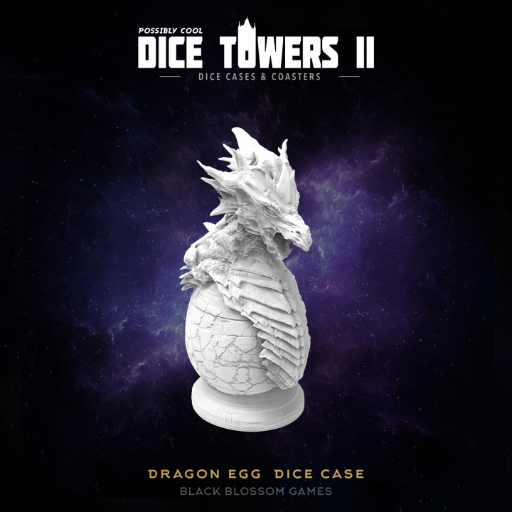 $3.99DC15 Dragon Egg Dice Case Box :: Possibly Cool Dice Tower 2