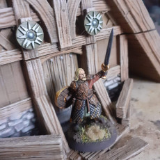 Picture of print of Dark Realms - Odingard - Norse House 1